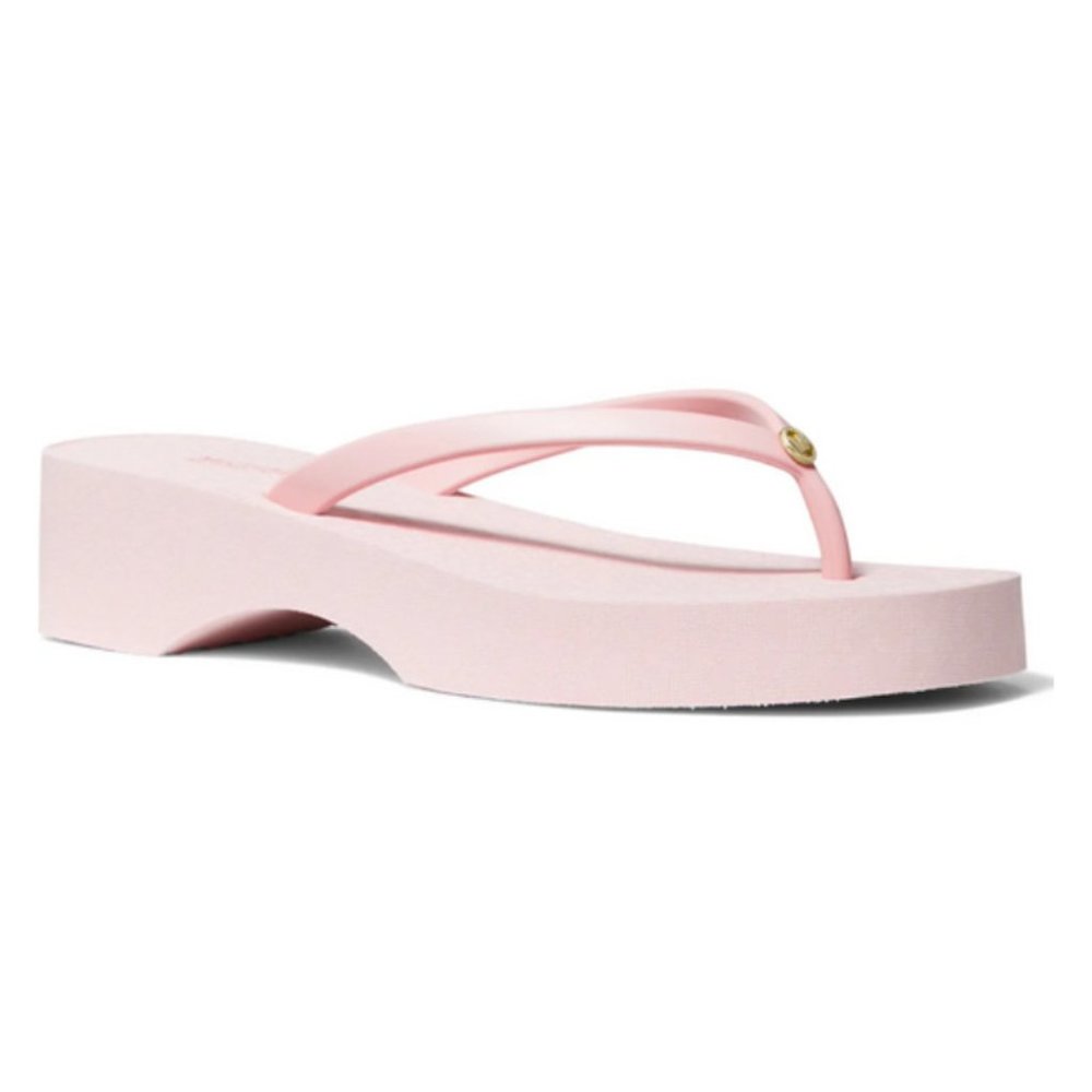 NEW MICHAEL Michael Kors Sizes 8, 9, 10 Lilo Platform Flip Flop - Smokey Rose